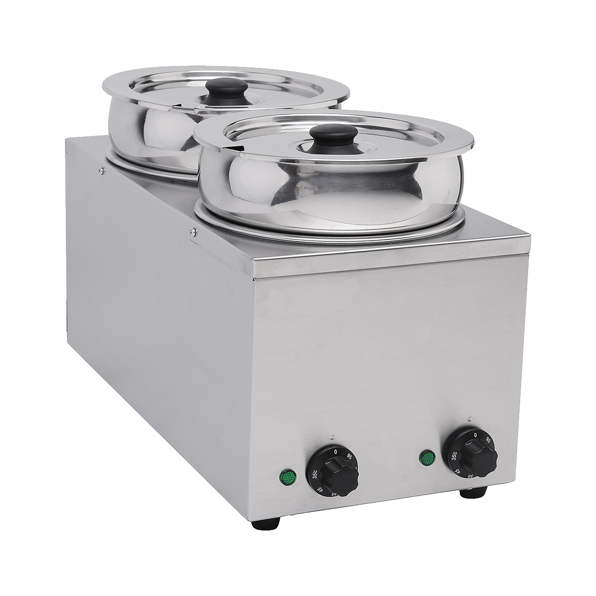 101051 - Bain Marie with Hot Pot 6.5Lx2