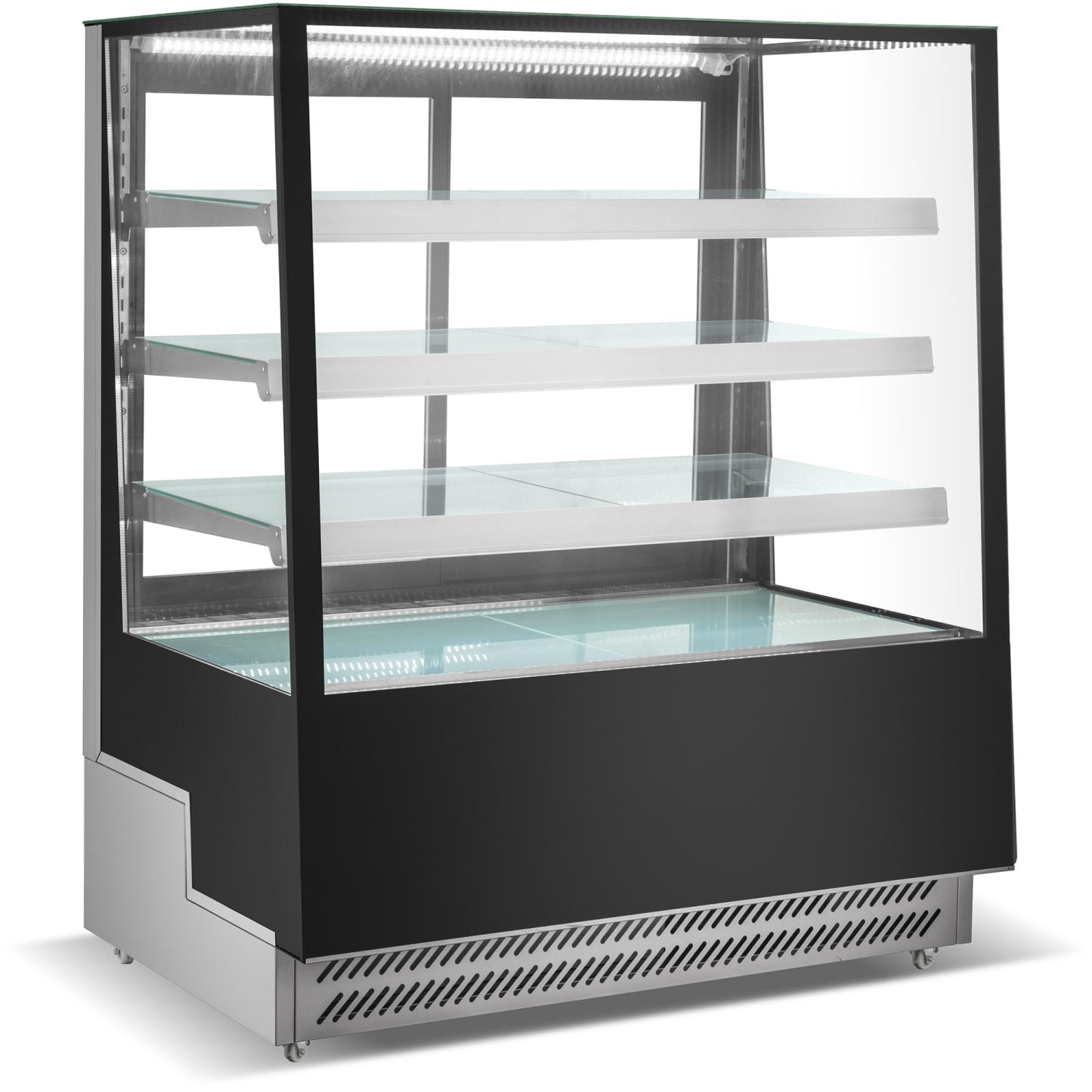 Display Merchandiser Fridge 680 litres 3 shelves Black | CW500NCBLACK