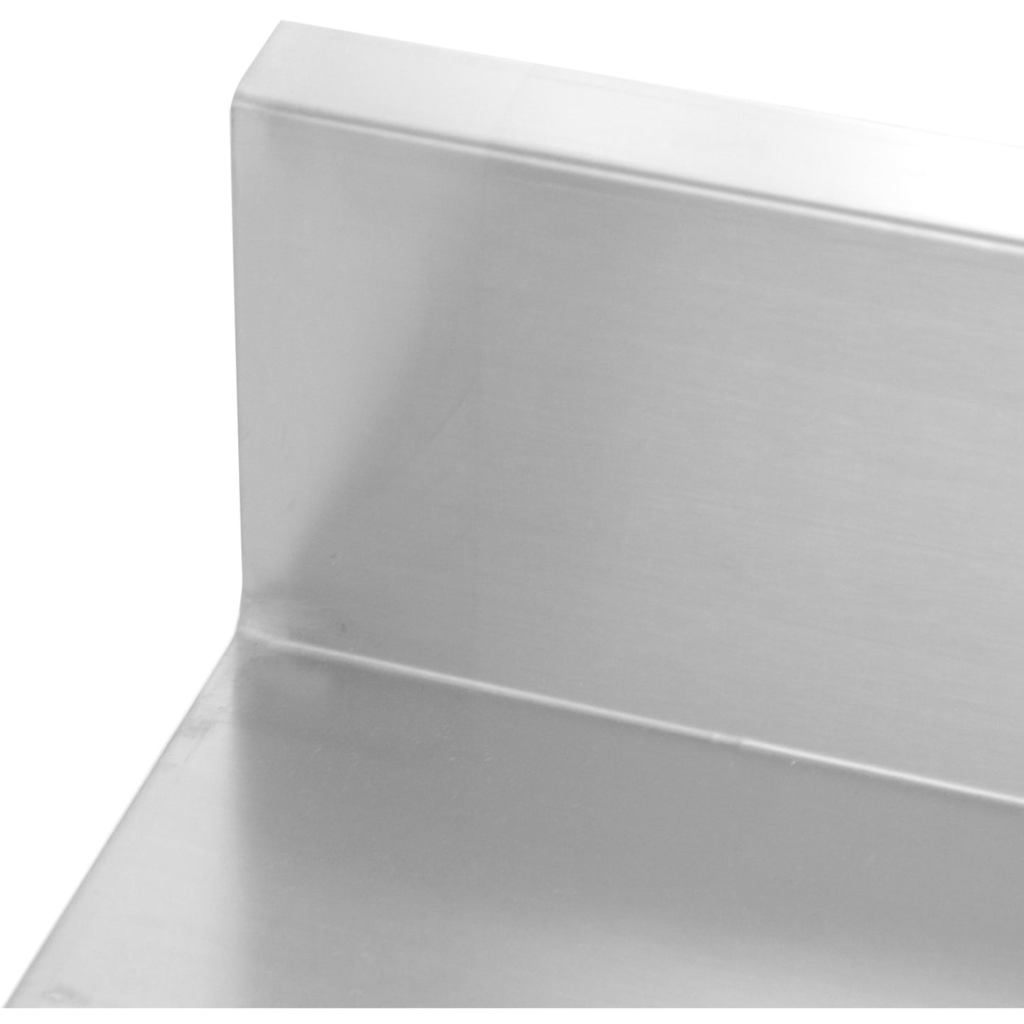 Commercial Work table Stainless steel 3 tiers Backsplash Square legs 2200x600x900mm | DW3T22060B
