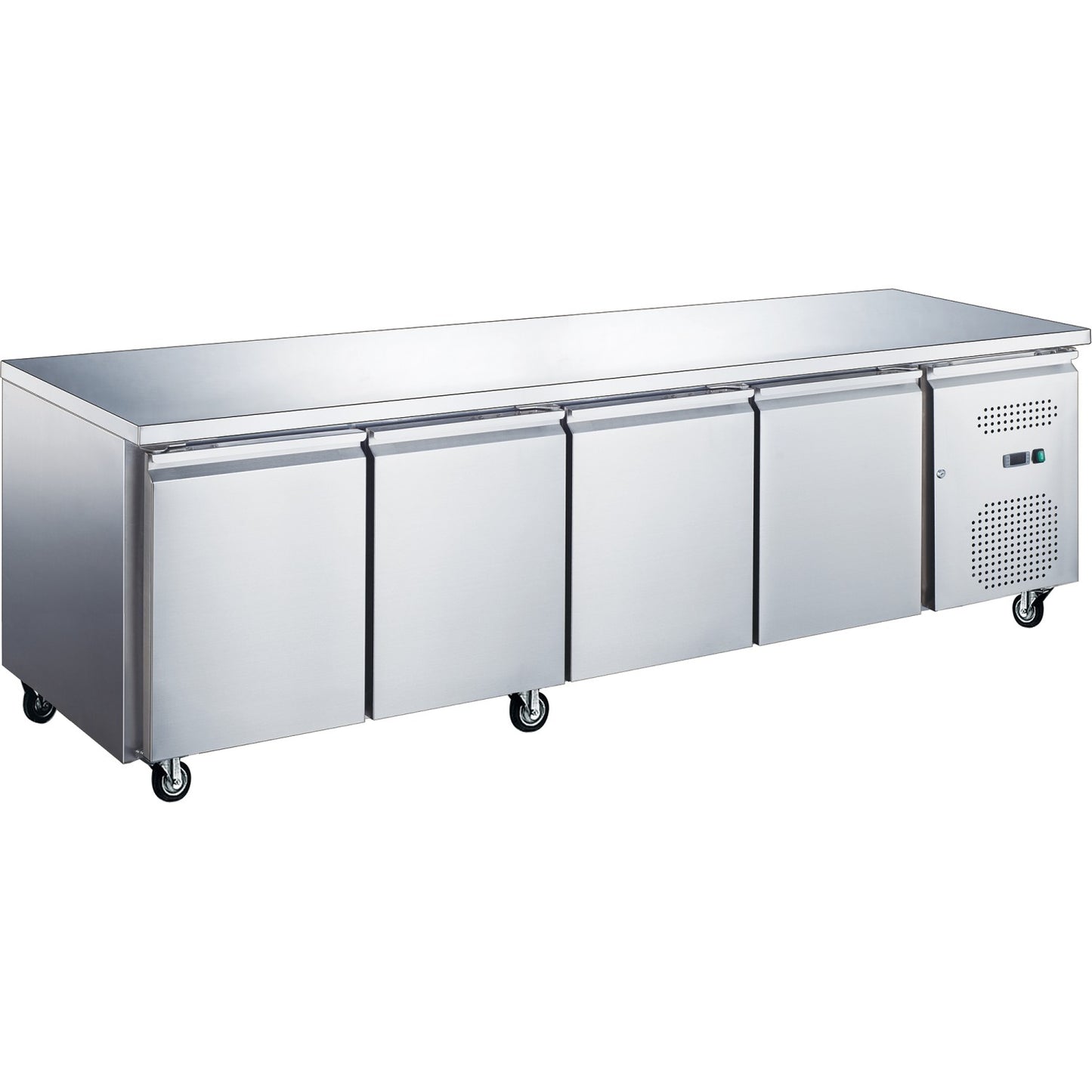 Commercial Freezer counter Ventilated 4 doors Depth 700mm | FG41V