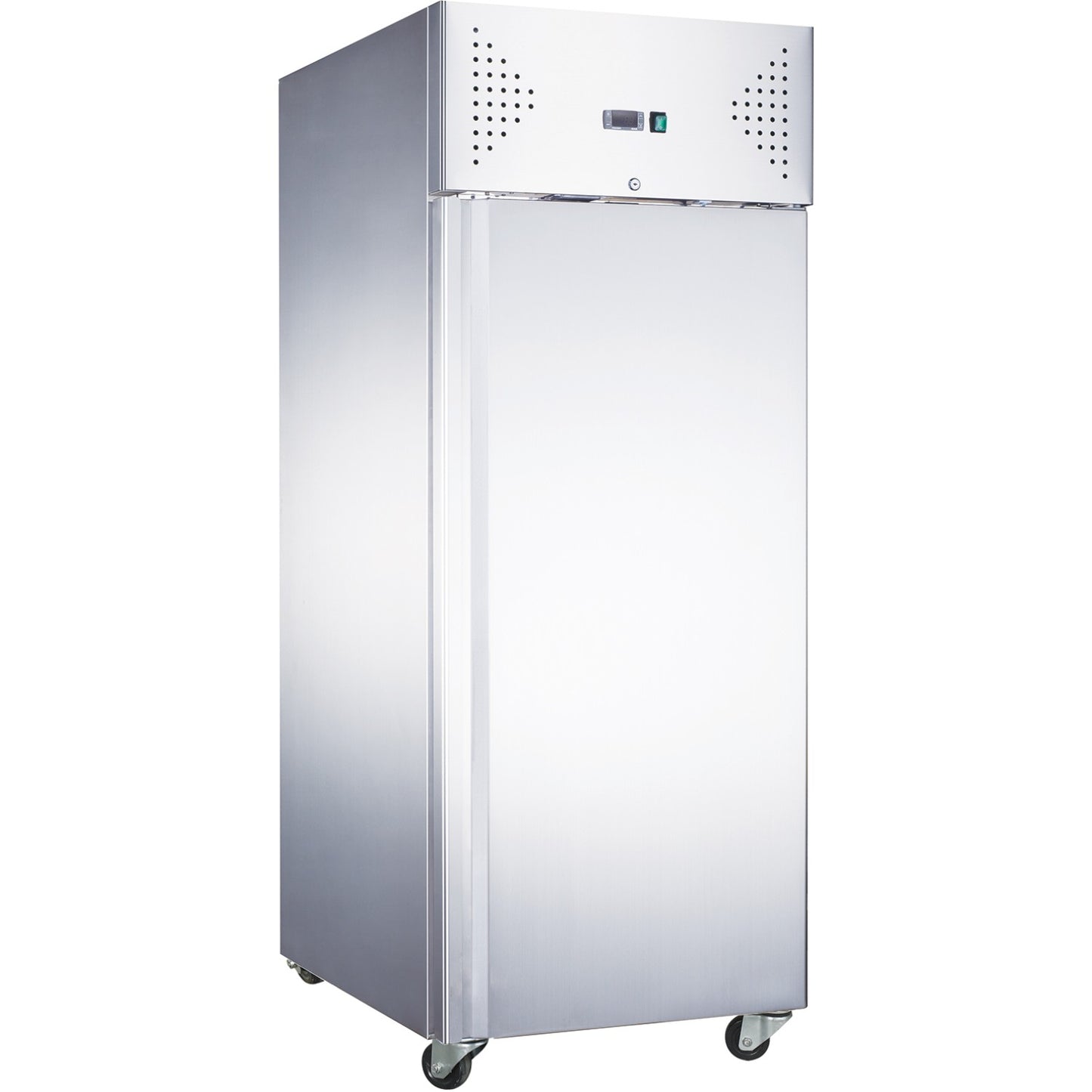 Upright Stainless Steel Freezer Slimline 450L 3 Shelves Single Door Static Cooling | THL400BT