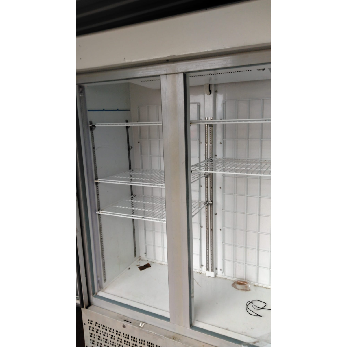 Double Glass Door Commercial Display Refrigerator – Upright Fridge - Refurbished