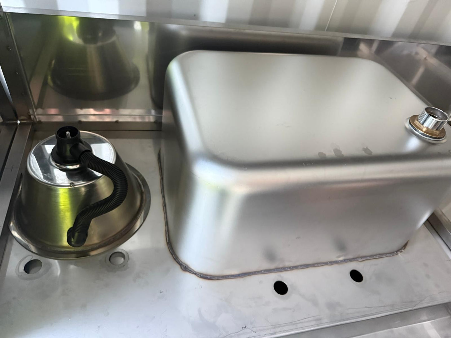 Commercial Double Bowl Sink Stainless Steel 200x70x90cm - B Grade