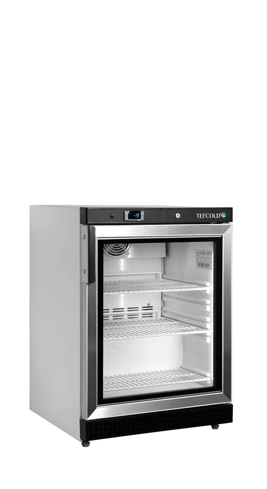TEFCOLD UF200VG Ventilated Glass Door Display Freezer