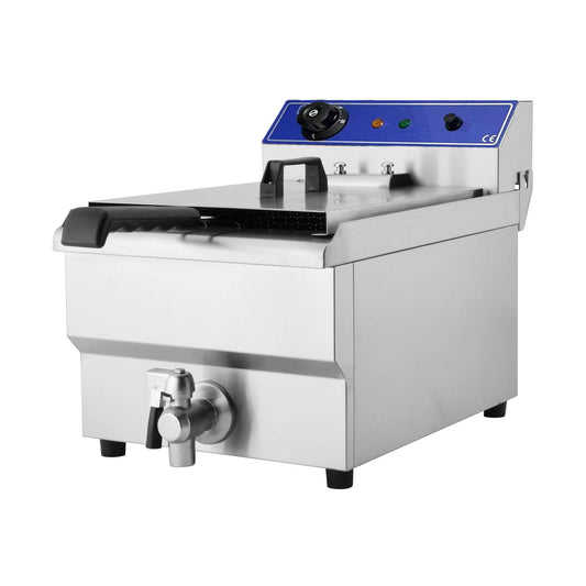 161010 - Countertop Electric Fryer - 11.5 Litre (Oil) Single Tank with Tap