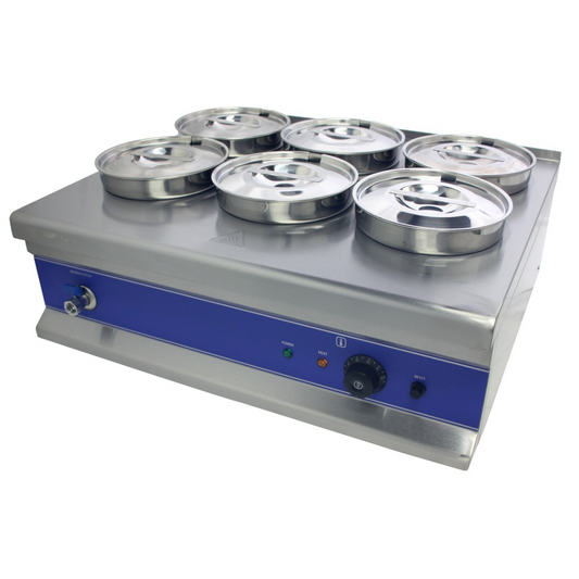 291004 -  Bain Marie 4 Pots 6x4L