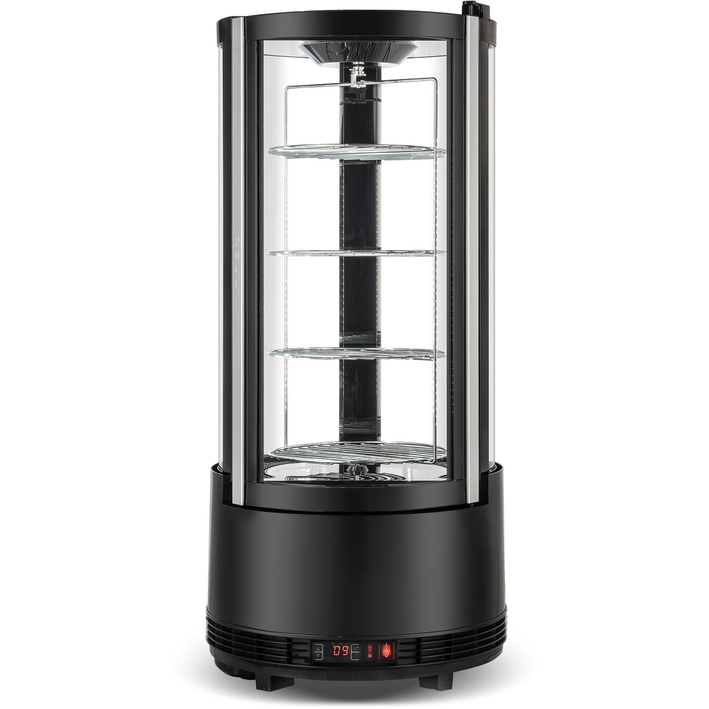 Commercial Rotating Cake Display Fridge 73 litres Black | CL73