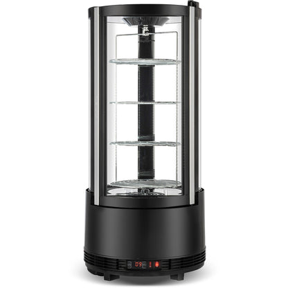 Commercial Rotating Cake Display Fridge 73 litres Black | CL73