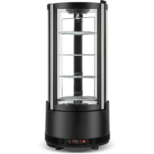 Commercial Rotating Cake Display Fridge 73 litres Black | CL73
