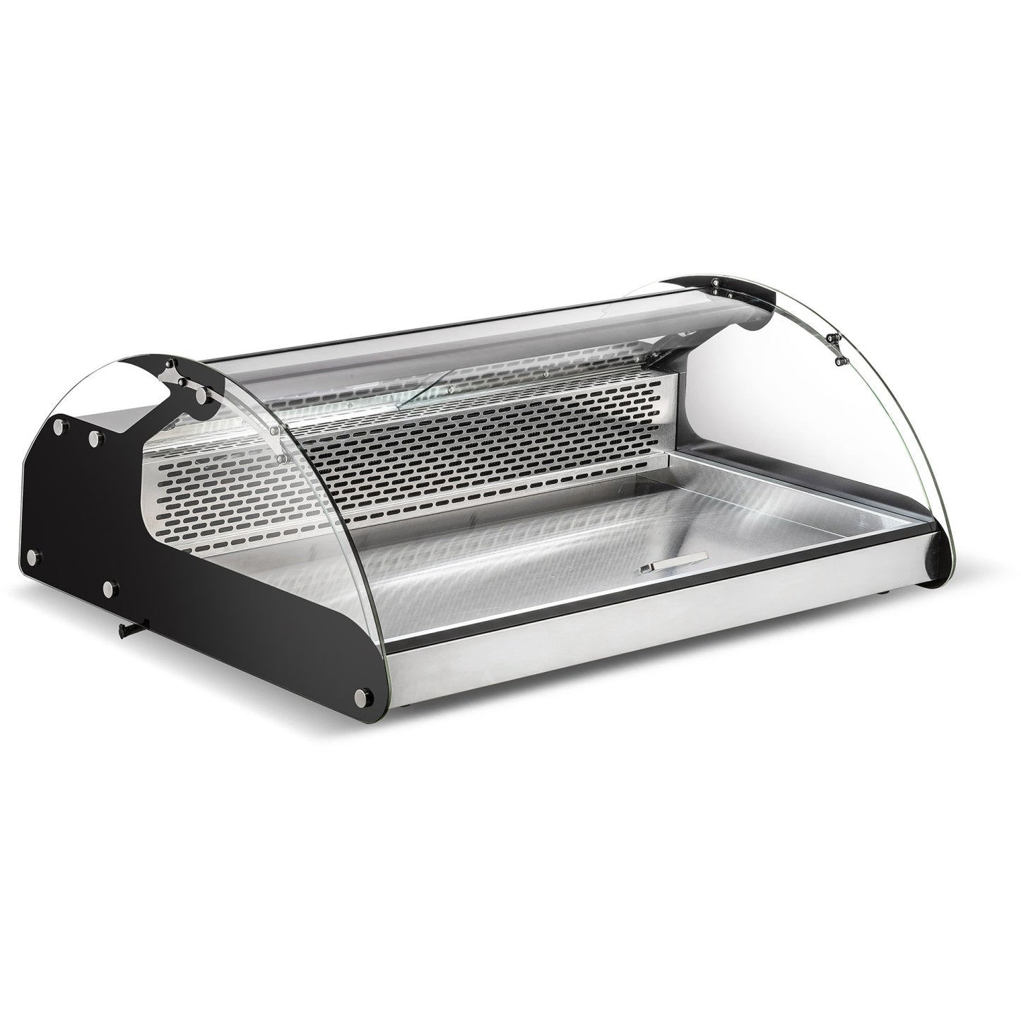 Display Merchandiser Fridge 120 litres 3xGN1/1 Stainless Steel &amp; Black | CW140