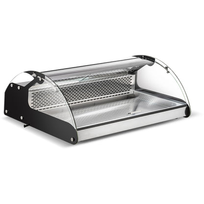 Display Merchandiser Fridge 120 litres 3xGN1/1 Stainless Steel &amp; Black | CW140