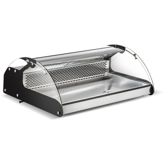 Display Merchandiser Fridge 120 litres 3xGN1/1 Stainless Steel &amp; Black | CW140