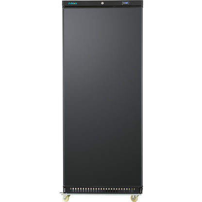 600lt Commercial Freezer Upright cabinet Black Single door | DWF600BC