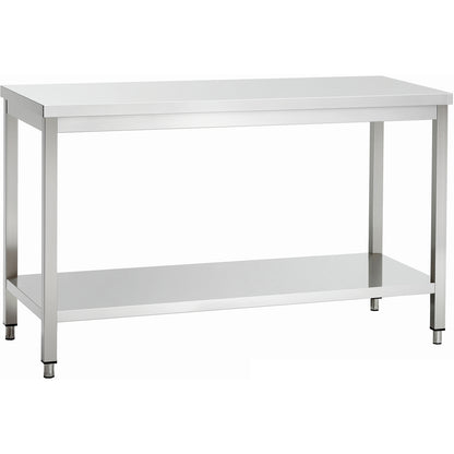 Professional Work table Stainless steel Bottom shelf 1800x700x850mm | VT187SL