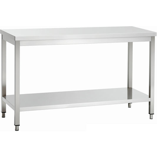 Professional Work table Stainless steel Bottom shelf 1800x700x850mm | VT187SL