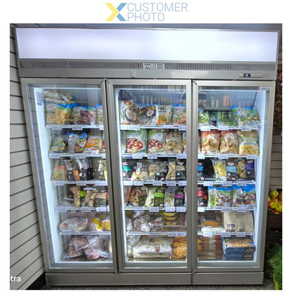 Commercial Display freezer 1563 litres Triple hinged doors Top mount | FF777TOP