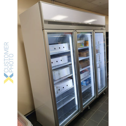 Commercial Display freezer 1563 litres Triple hinged doors Top mount | FF777TOP