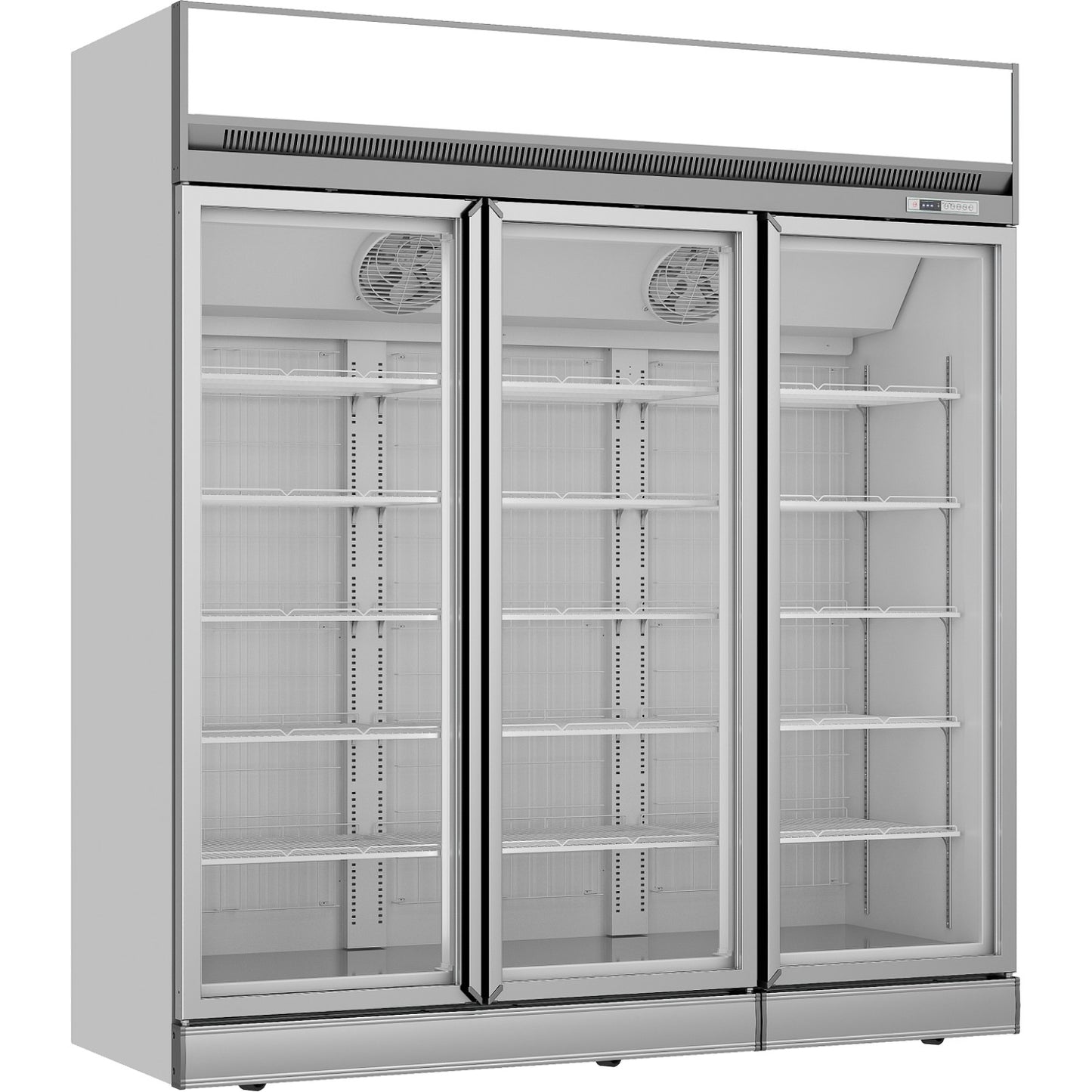Commercial Display freezer 1563 litres Triple hinged doors Top mount | FF777TOP