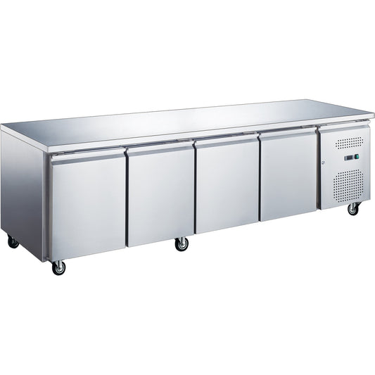 Commercial Freezer counter Ventilated 4 doors Depth 700mm | FG41V