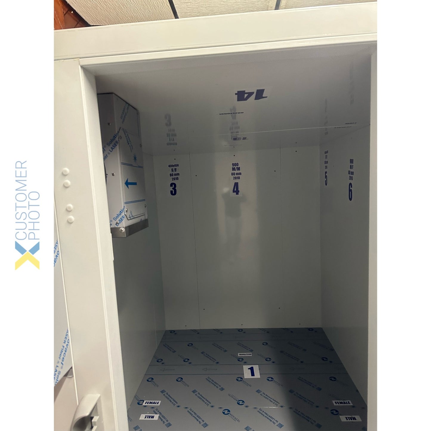 Freezer room with Freezing unit 1800x2400x2010mm Volume 6.8m3 | FR1824201