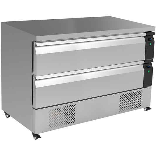 FlexDrawer Counter Fridge &amp; Freezer 1230x700x840mm 6xGN1/1 | CBF122