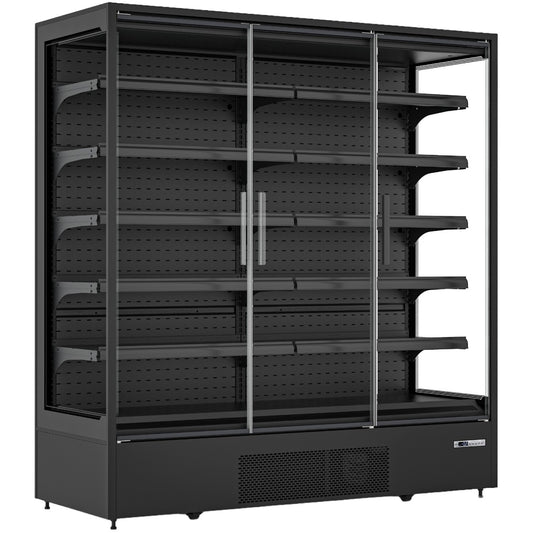 Three Glass Door Multideck Display Fridge 1955mm 1485L | GTVGC1955E1