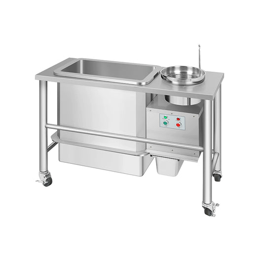 Commercial Breading Table GU-1220A Stainless Steel with Automatic Sieving 1150x450x850mm | GU1220A