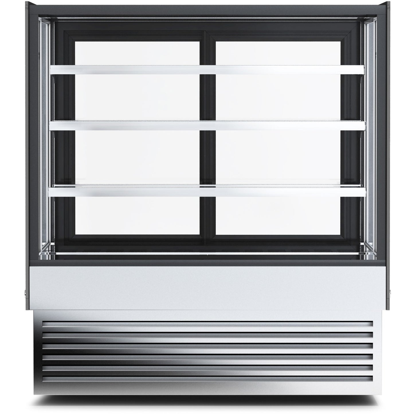 Display Merchandiser Fridge 760 litres with 3 shelves Black &amp; Stainless steel | HL1800B3