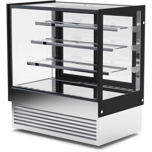 Display Merchandiser Fridge 370 litres 3 shelves Black &amp; Stainless steel | HL900B3