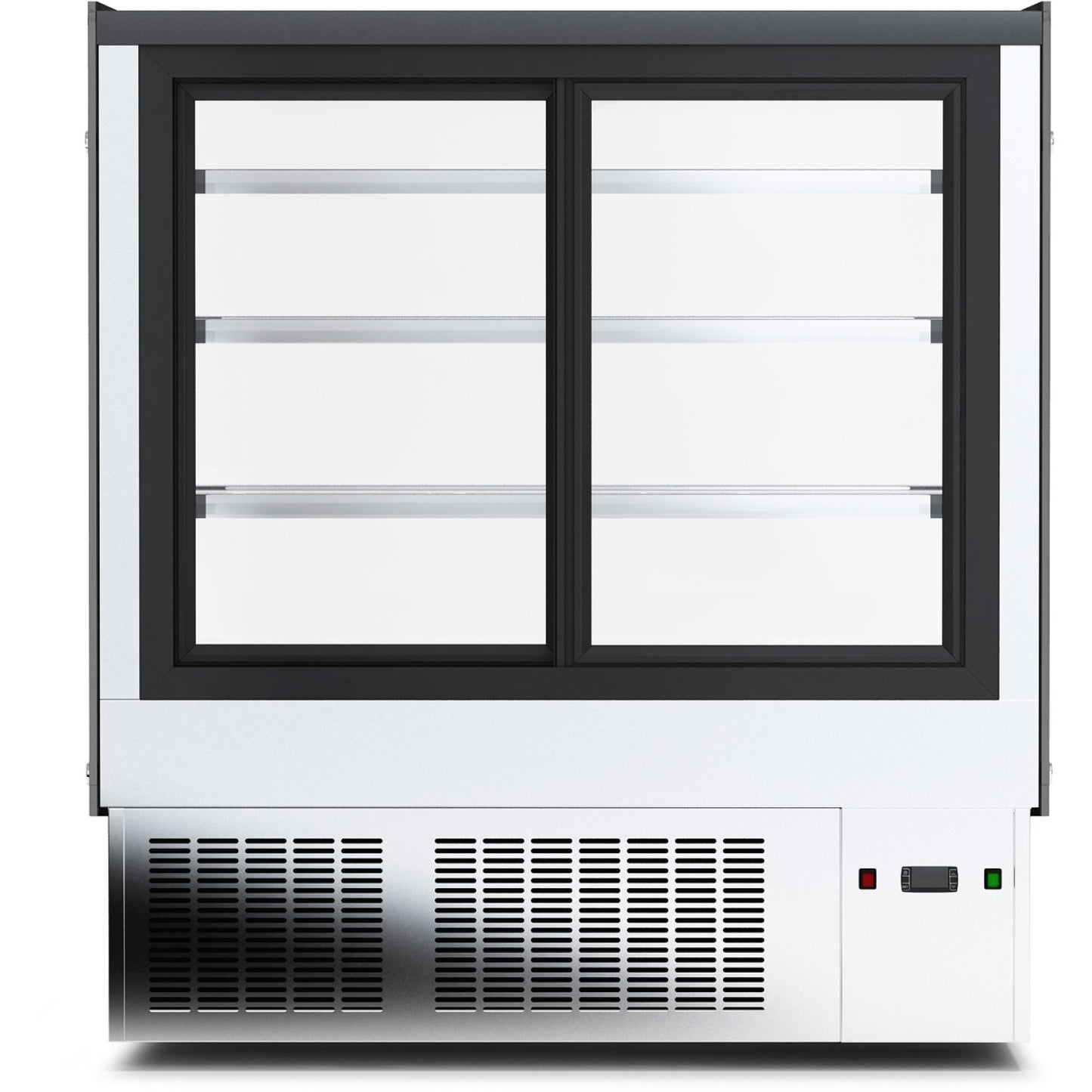 Display Merchandiser Fridge 760 litres with 3 shelves Black &amp; Stainless steel | HL1800B3