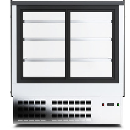 Display Merchandiser Fridge 760 litres with 3 shelves Black &amp; Stainless steel | HL1800B3