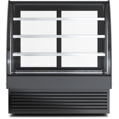 Display Merchandiser Fridge Curved Front 400 litres 3 shelves Black | HL1200S3BLACK