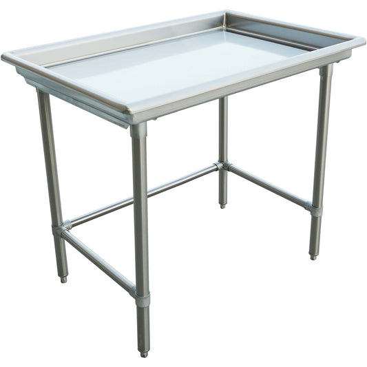 Commercial Stainless Steel Dish Sorting Table 1219mm Width | SRT48