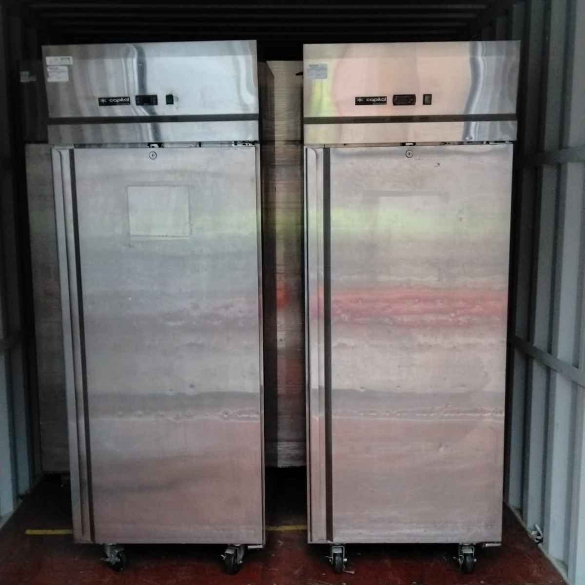 Single Door Commercial Refrigerator – Stainless Steel Upright Fridge - Refurbished