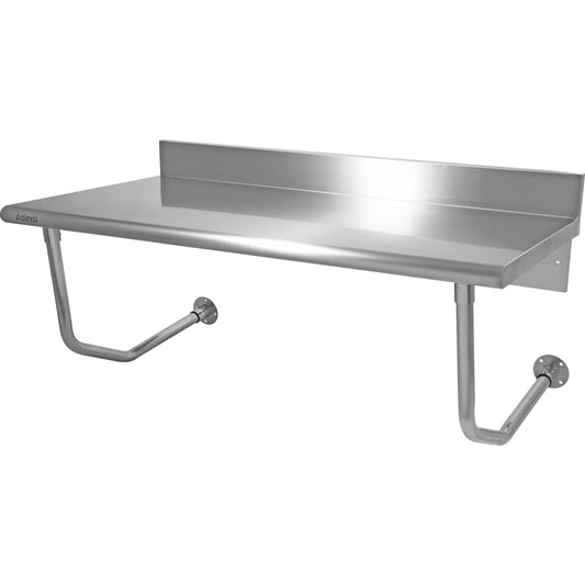 Professional Wall Mounted Work table Stainless steel 2000x700x900mm | WMTB70200