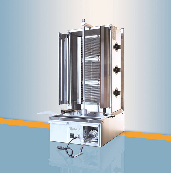 Easycut I3G Short 3 Burner Integrated Gas Doner Kebab Machine – 70kg