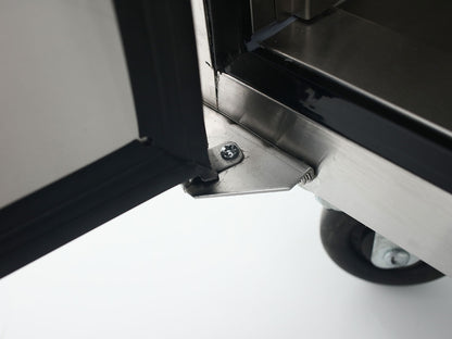 3 Door Freezer – with 100mm Splash Back