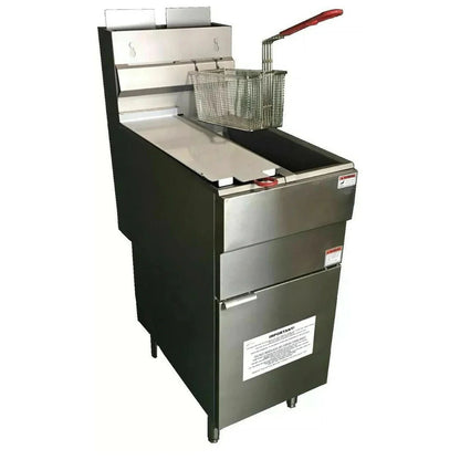 Burner Twin Tank Gas Fryer with Twin Baskets