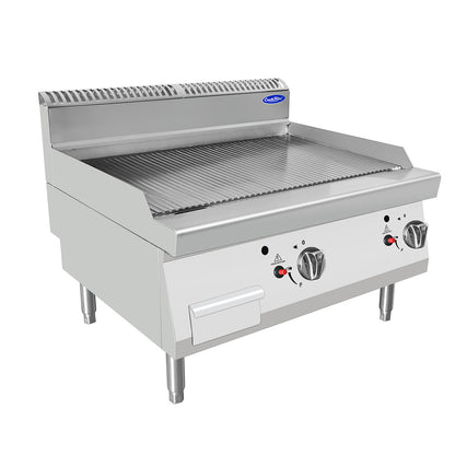CookRite Ribbed Top Gas Griddle Double Width AT7G8G-C-B