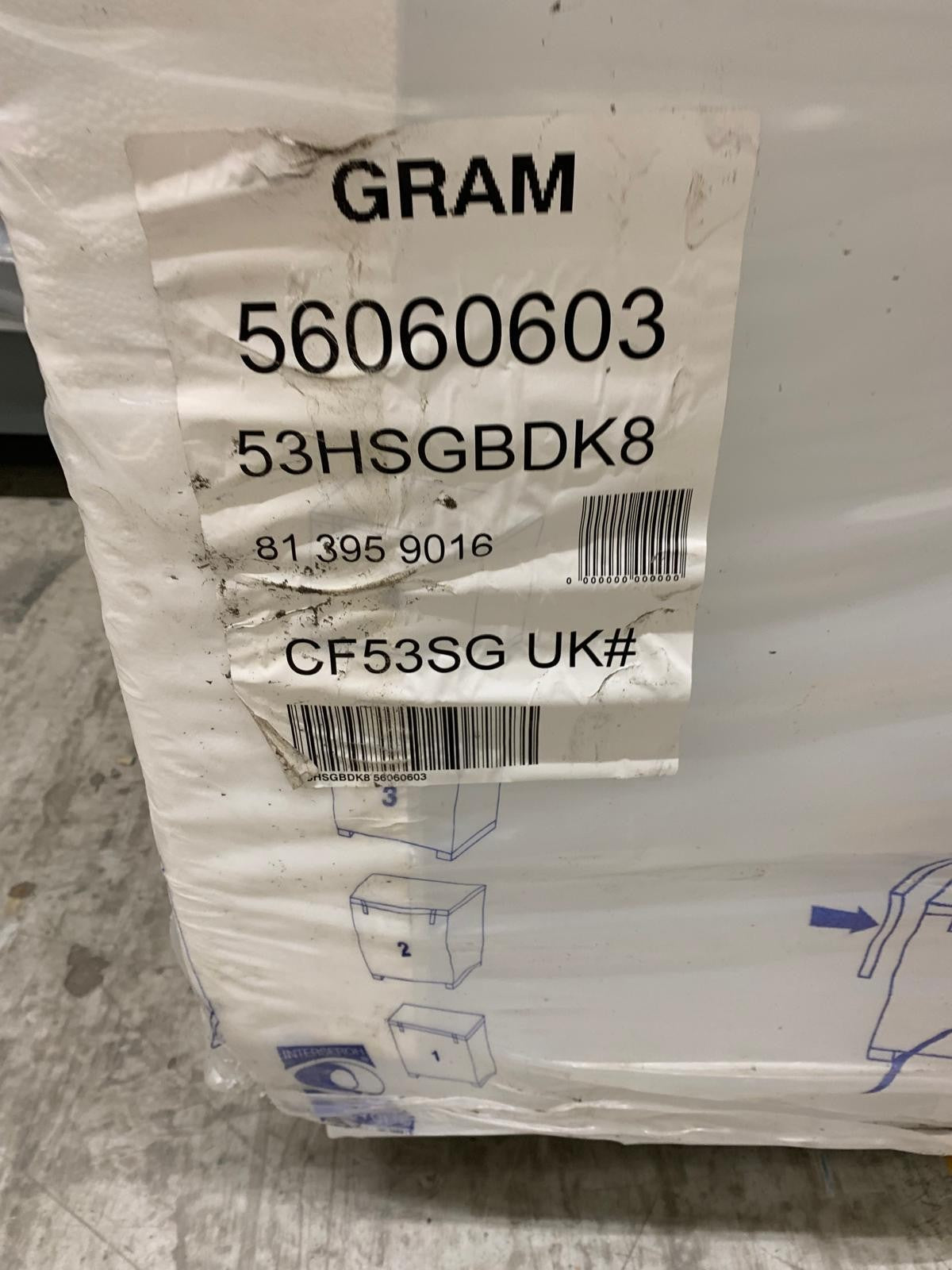 Hoshizaki Chest Freezer 491 Litre Stainless Steel Work Top 150x73x90cm - B Grade