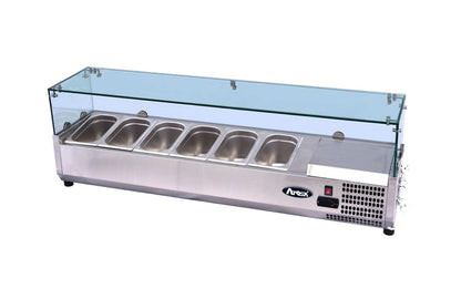 Atosa Pizza Counter 3 Doors with 2000mm VRX unit & GN Pans 100mm EPF3485GR + VRX2000/330