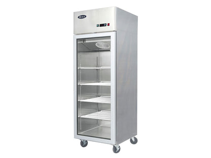 Atosa YCF9407GR Slimline Glass Door Upright Freezer 410ltrs