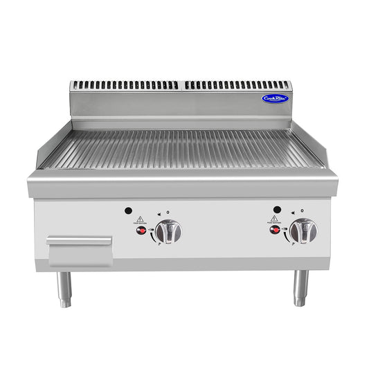 CookRite Ribbed Top Gas Griddle Double Width AT7G8G-C-B