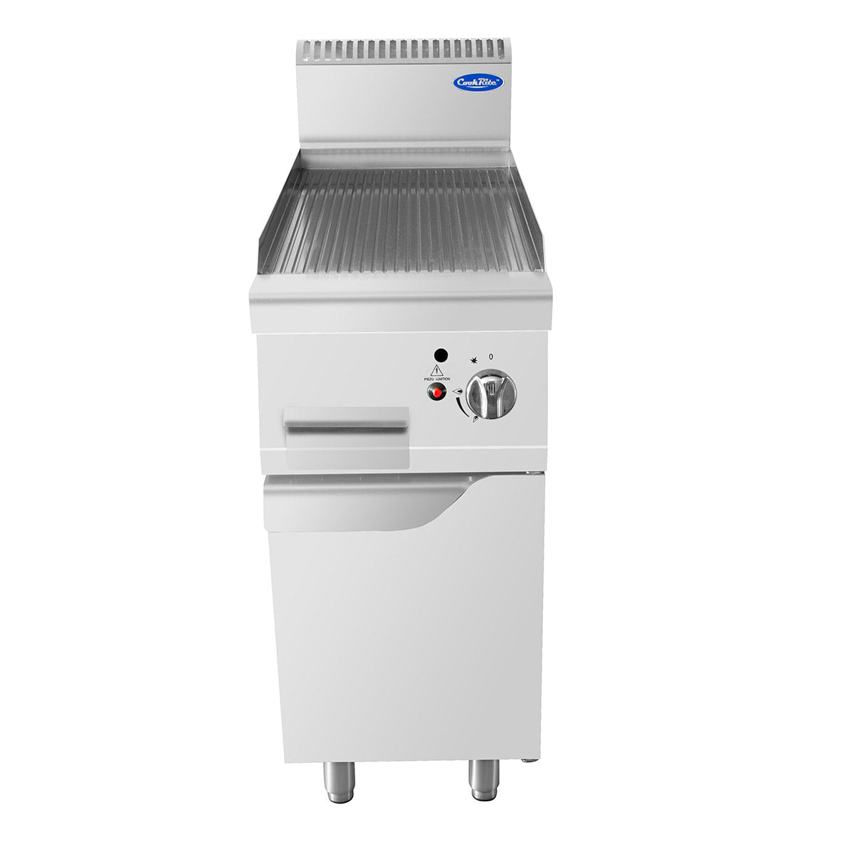 CookRite Ribbed Top Gas Griddle with Single Door Base AT7G4G-F-B