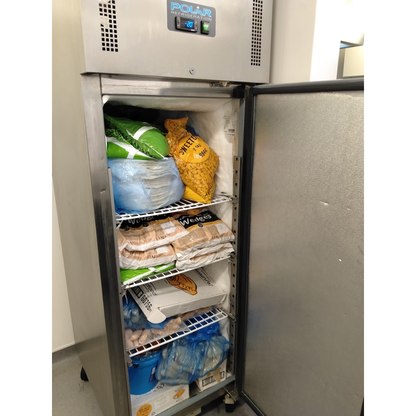 600L Single Door Commercial Freezer – Stainless Steel | Used and Fully Working