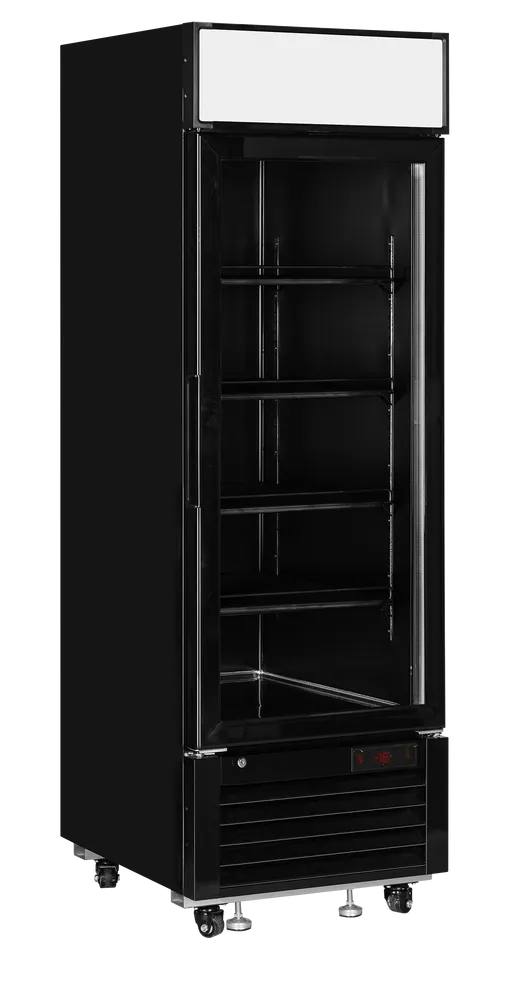 TEFCOLD LGF2500 Black 1 Door Glass Display Freezer
